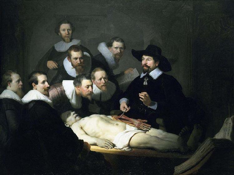 REMBRANDT Harmenszoon van Rijn Anatomy Lesson of Dr. Nicolaes Tulp, France oil painting art